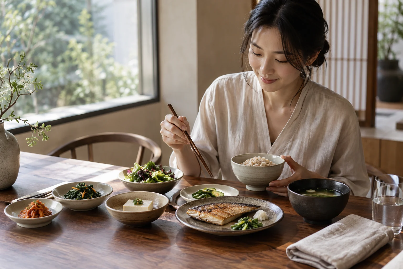 바쁜 하루에도 잠깐, 나를 살피는 시간 관련 AI 이미지