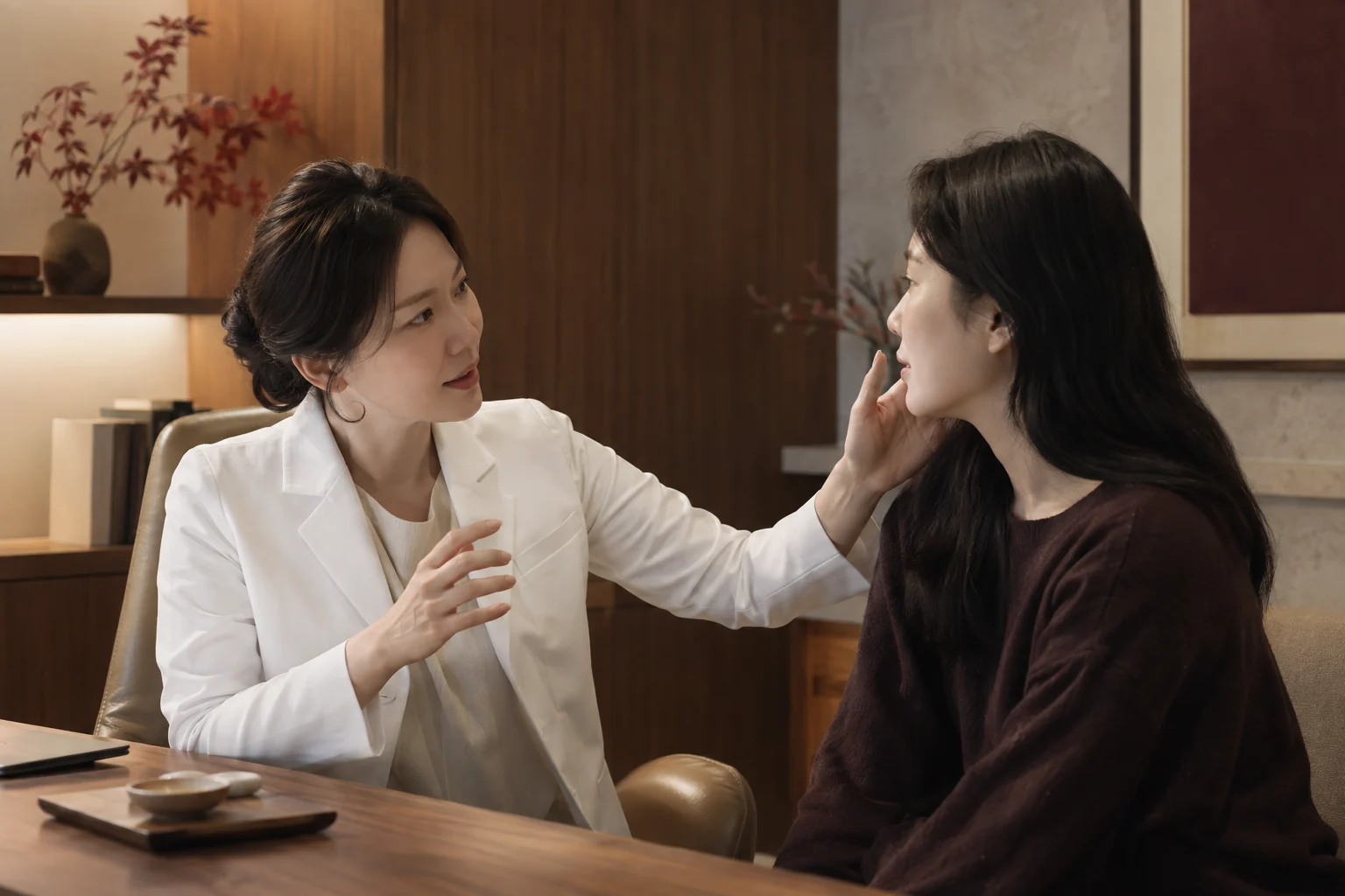 피부와 일상의 균형 AI 콘셉트 이미지